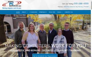 Iowa PC Services, Inc. website