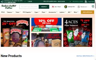 Tobacco One Smoke Shop website