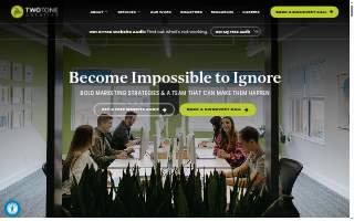 TwoTone Creative of West Des Moines website