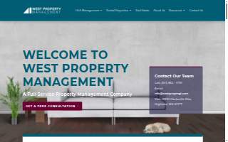 West Property Management website