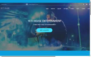 Yeti House Entertainment of West Des Moines website
