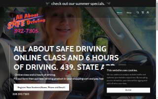 All About Safe Driving website