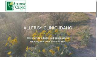 Allergy Clinic-Idaho website