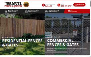 Anvil Fence Company website