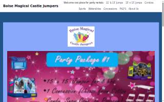 Boise Magical Castle Jumpers website