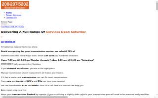 Boise Transmission Repair website