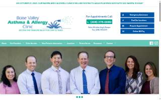 Boise Valley Asthma Allergy Clinic website