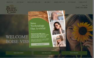 Boise Vision Care, P.A. website