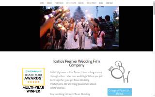 Boise Wedding Productions website