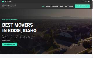Delicate Touch Moving website