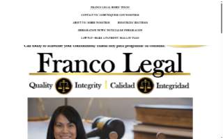 Franco Legal, PLLC website
