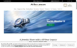 Hal Davis Jewelers website