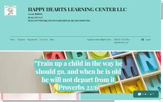 Happy Hearts Learning Center website