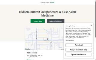 Hidden Summit Acupuncture and East Asian Medicine website