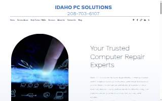 Idaho PC Solutions website