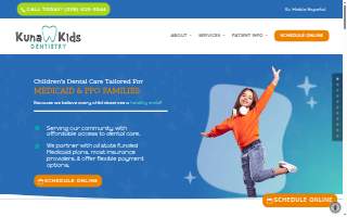 Kuna Kids Dentistry of Boise website