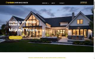 Luminaire Smart Homes website