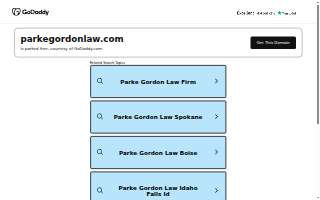 Parke Gordon website