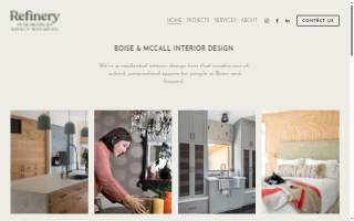 Refinery Interiors website