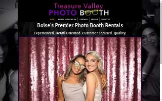 Treasure Valley Photo Booth of Boise website