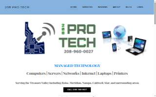 208 Pro Tech of Caldwell website