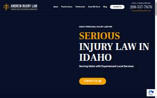 Andrew Injury Law, PC website