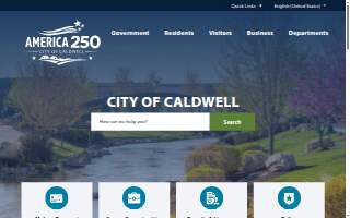 Caldwell Senior Citizen Center website