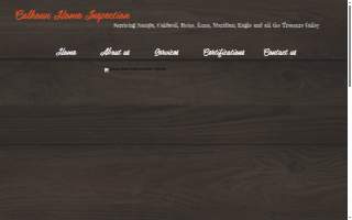 Calhoun Home Inspection website