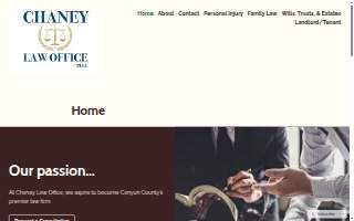 Chaney Law Office, PLLC website