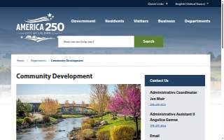 City of Caldwell Development Services website