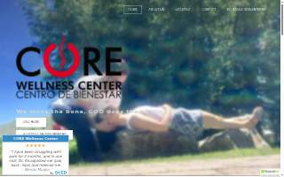 CORE Wellness Center website