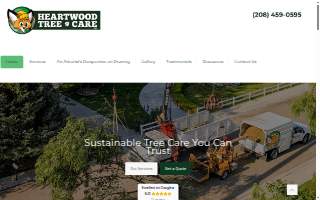 Heartwood Tree Care LLC website