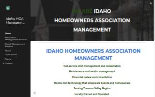 Idaho HOA Management website