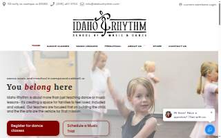 Idaho Rhythm website