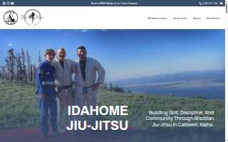 Idahome Jiu-Jitsu website