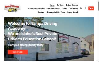 Nampa Driving Academy of Caldwell website