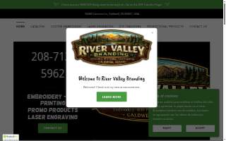 River Valley Branding website