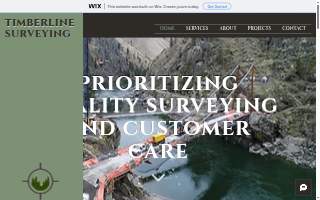 Timberline Surveying PLLC website