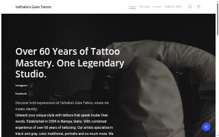 Valhallas Gate Tattoo of Nampa website