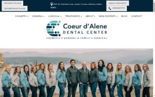 Coeur d'Alene Dental Center website