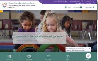 Coeur d'Alene Early Learning Center website