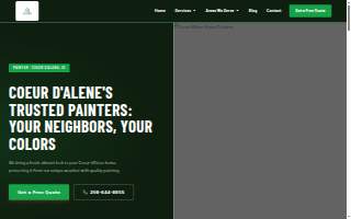 Coeur d'Alene House Painters website