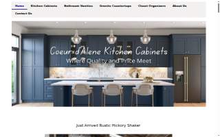 Coeur d'Alene Kitchen Cabinets website