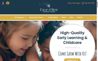 Coeur d'Alene Learning Center website