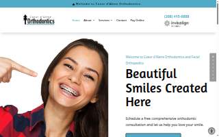 Coeur d'Alene Orthodontics website