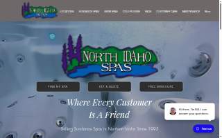 Coeur d'Alene Spas and Hot Tubs website