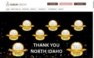 Coeur OBGYN website