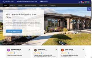 Ellenbecker Eye Clinic website