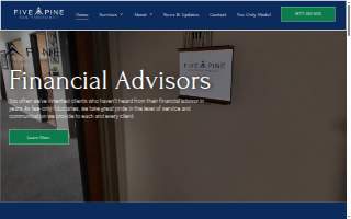 Five Pine Wealth Management website