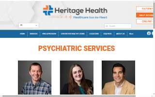 Heritage Health Psychiatric Services website